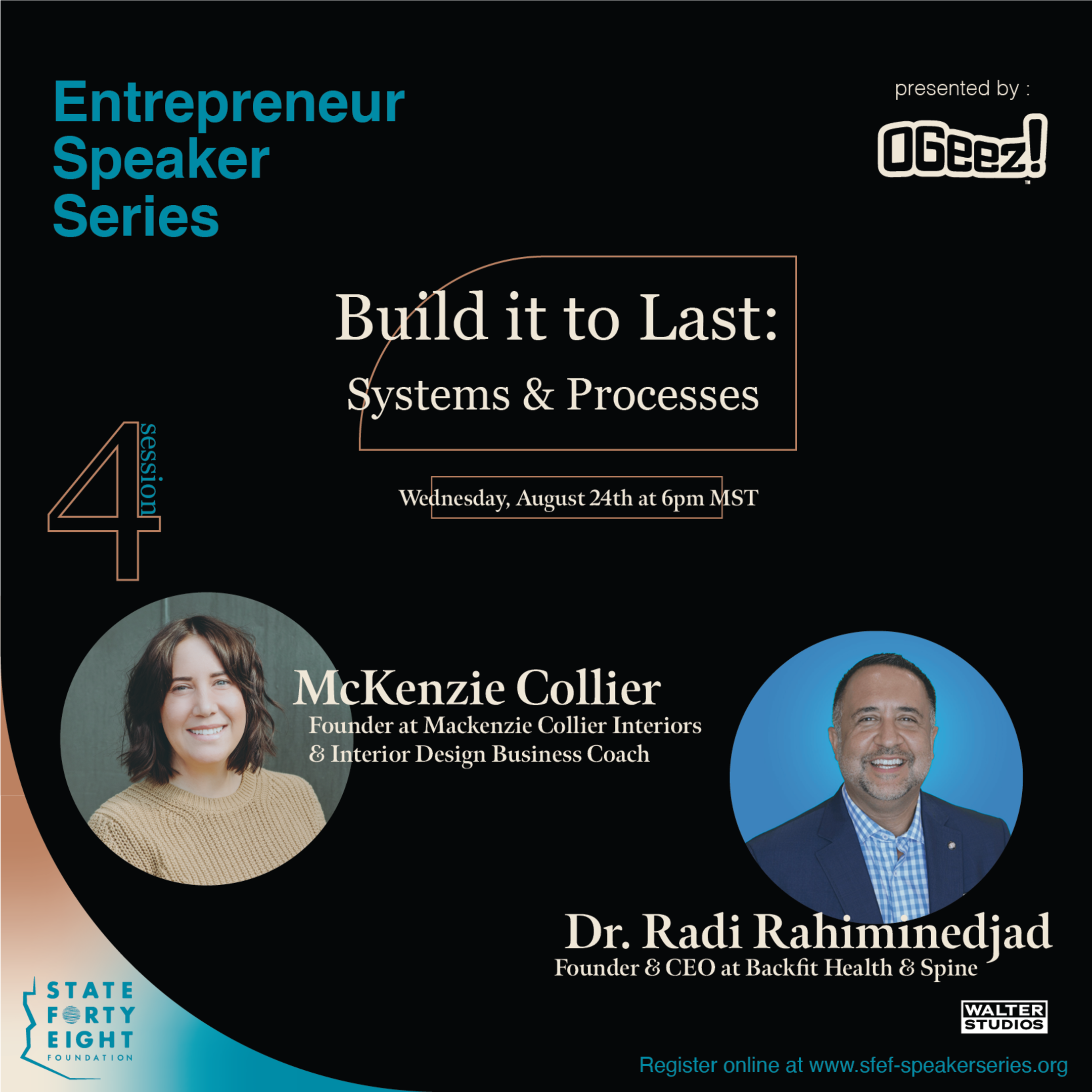 See State 48 Speaker Series Session IV Build it to Last Systems