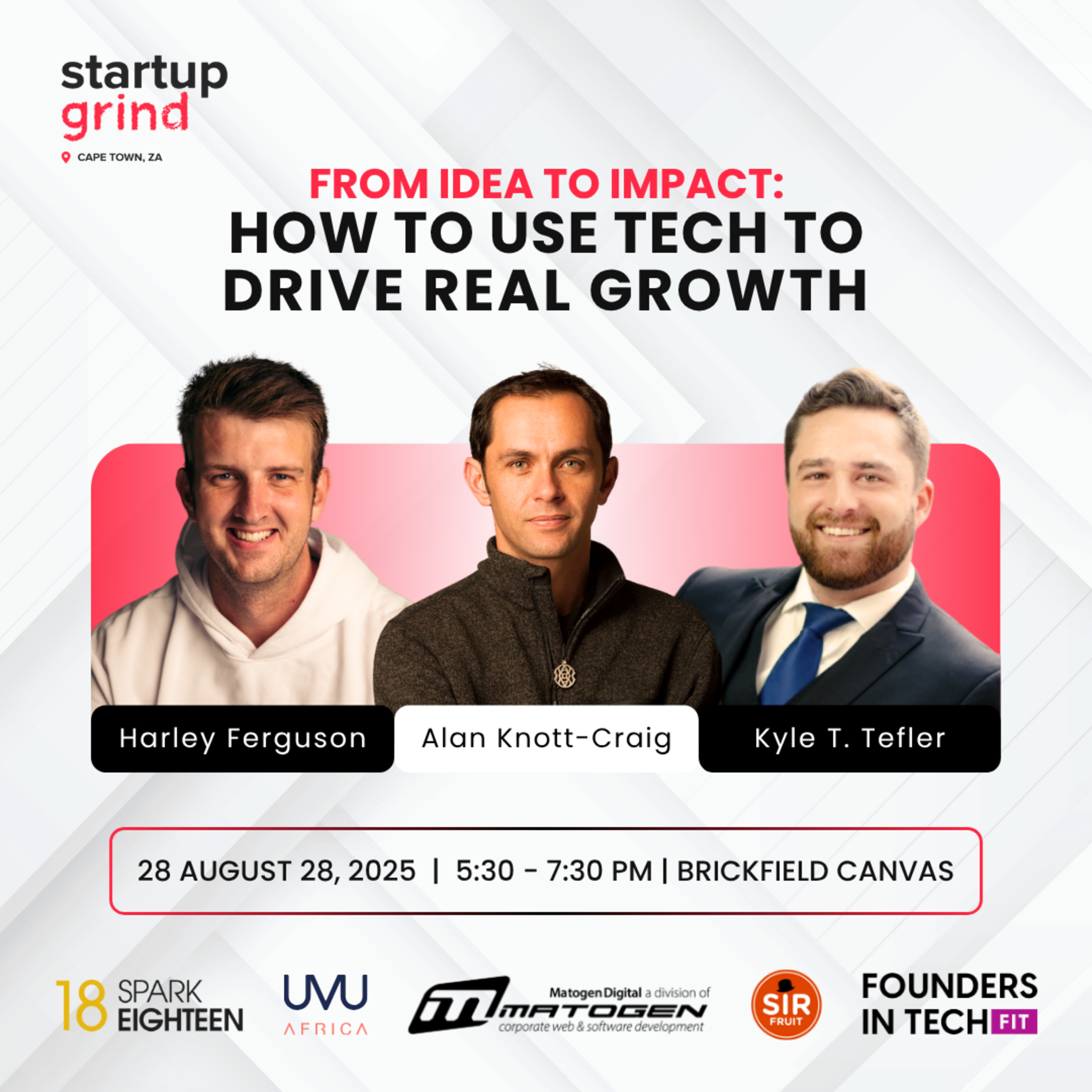 See How To Use Tech To Drive Real Business Growth at Startup Grind Cape ...