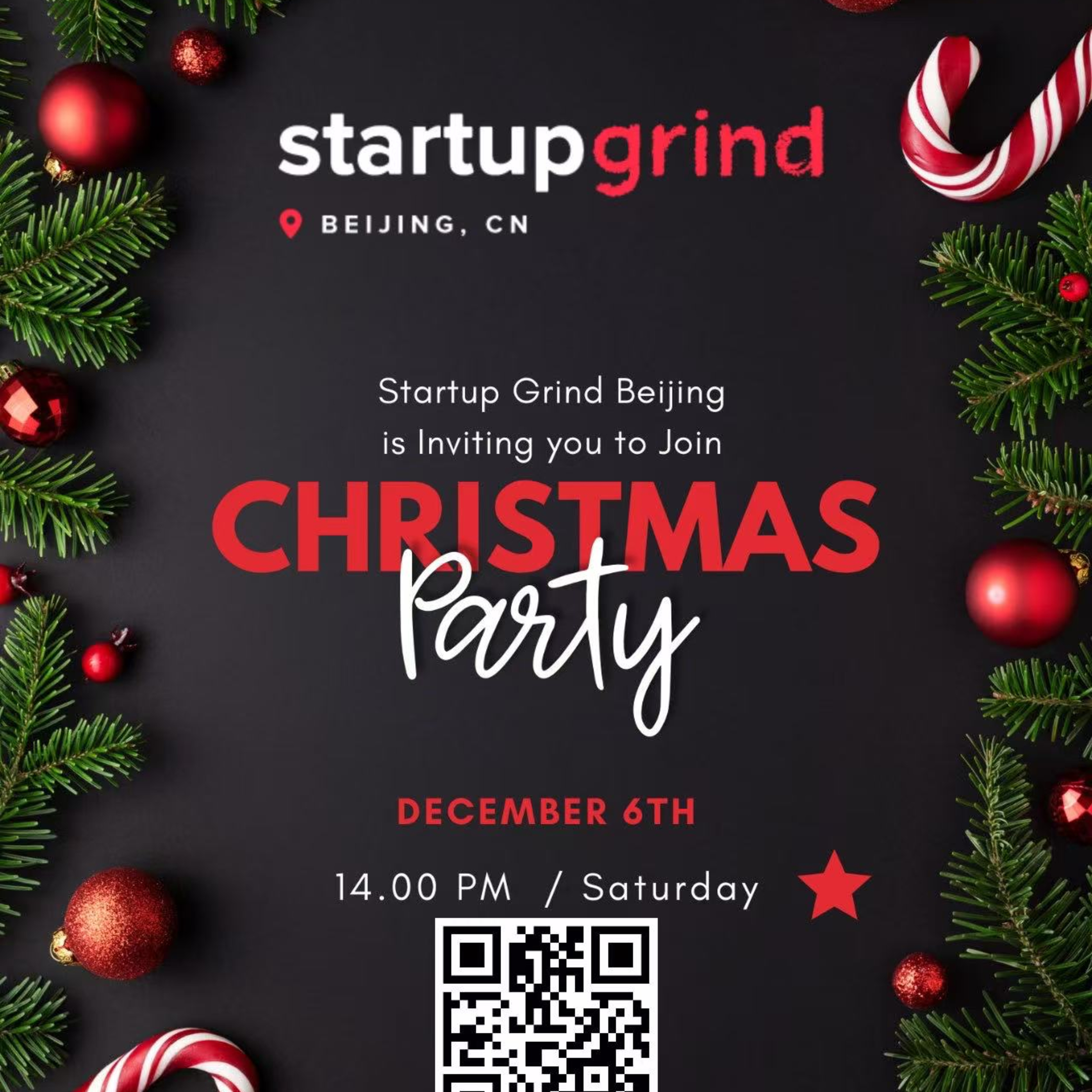 See 🎄Startup Grind Beijing Christmas Party圣诞派对 at Startup Grind Beijing