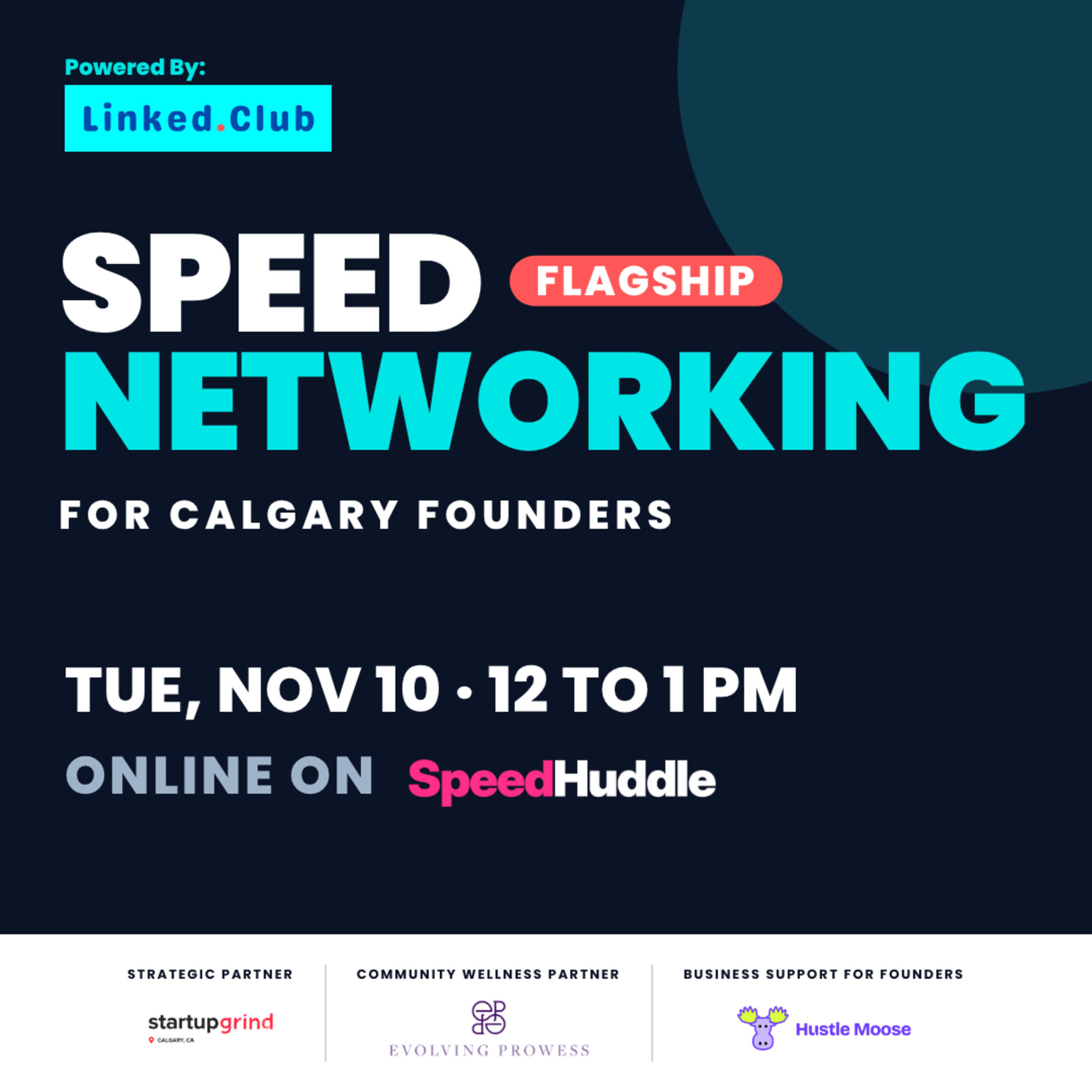 See Flagship Speed Networking for Calgary Founders at Startup Grind Calgary