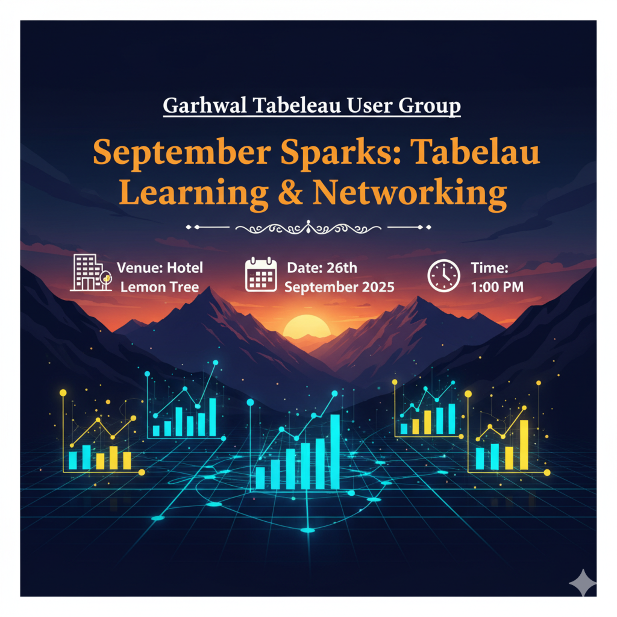See September Sparks: Tableau Learning & Networking at Tableau Garhwal ...