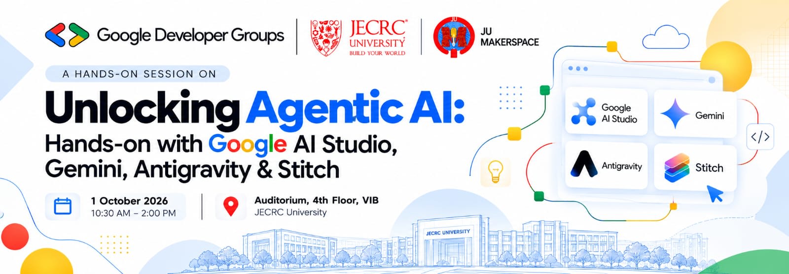 שחרור AI סוכני: עבודה מעשית עם AI Studio, ג'מיני, אנטיגרביטי וסטיץ'
