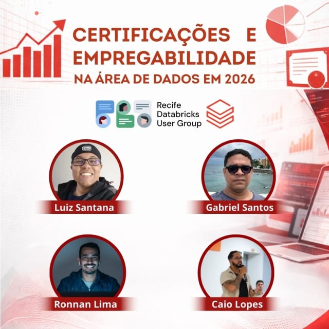 RecDBUG Session #001 - Certificações e Empregabilidade na Área de Dados em 2026