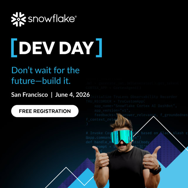 Snowflake Dev Day