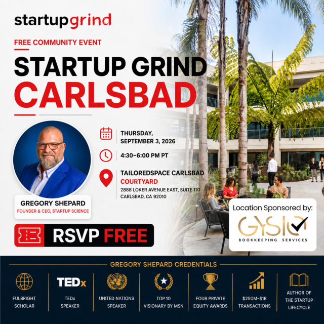 Startup Grind Carlsbad: Startup Lifecycle Insights + Founder AMA