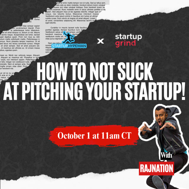 How to NOT Suck at Pitching Your Startup! [Free Webinar]