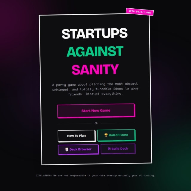 Startups Against Sanity: Live Pitch Battle with Startup Grind Boston