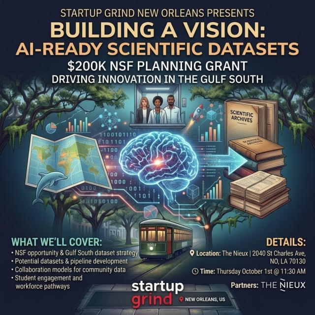 Founders' Table: NSF Grant Planning Session — AI-Ready Datasets for the Gulf South