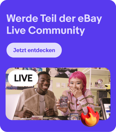 Werde Teil der eBay Live Community