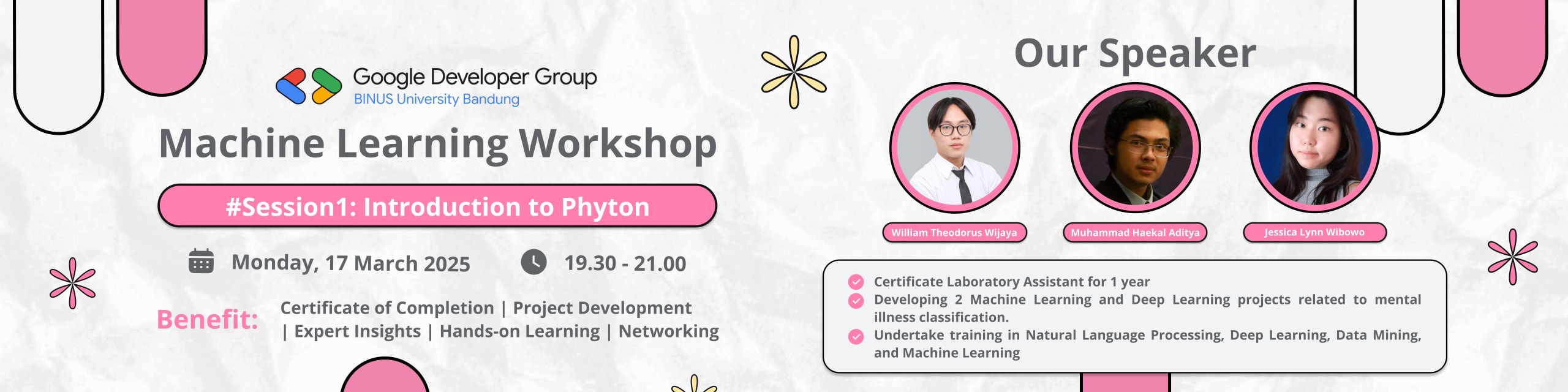 See Machine Learning Bootcamp : Introduction to Python - Session 1 at ...