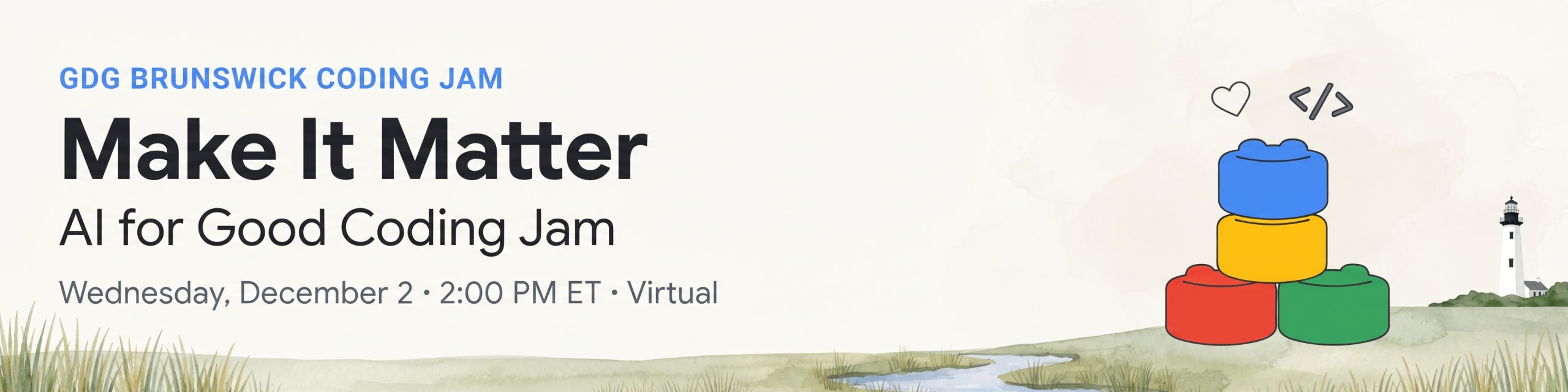 See Make It Matter: AI for Good Coding Jam at Google Developer Groups ...