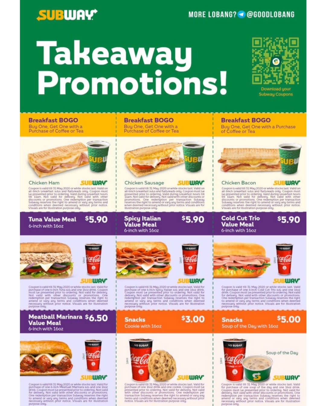 Food Deals of the day 12 APR