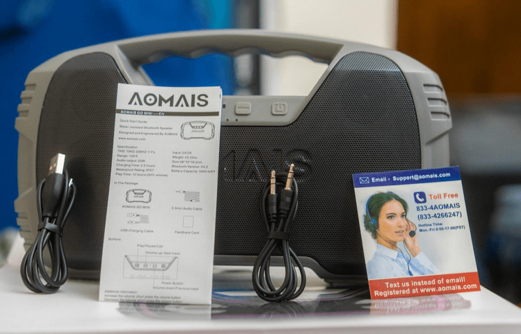 aomais 25w bluetooth speakers