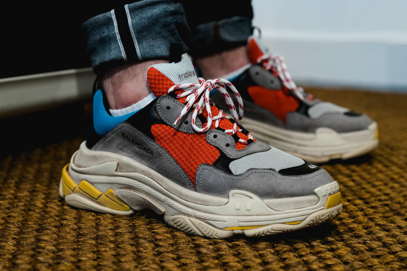 balenciaga triple s lego