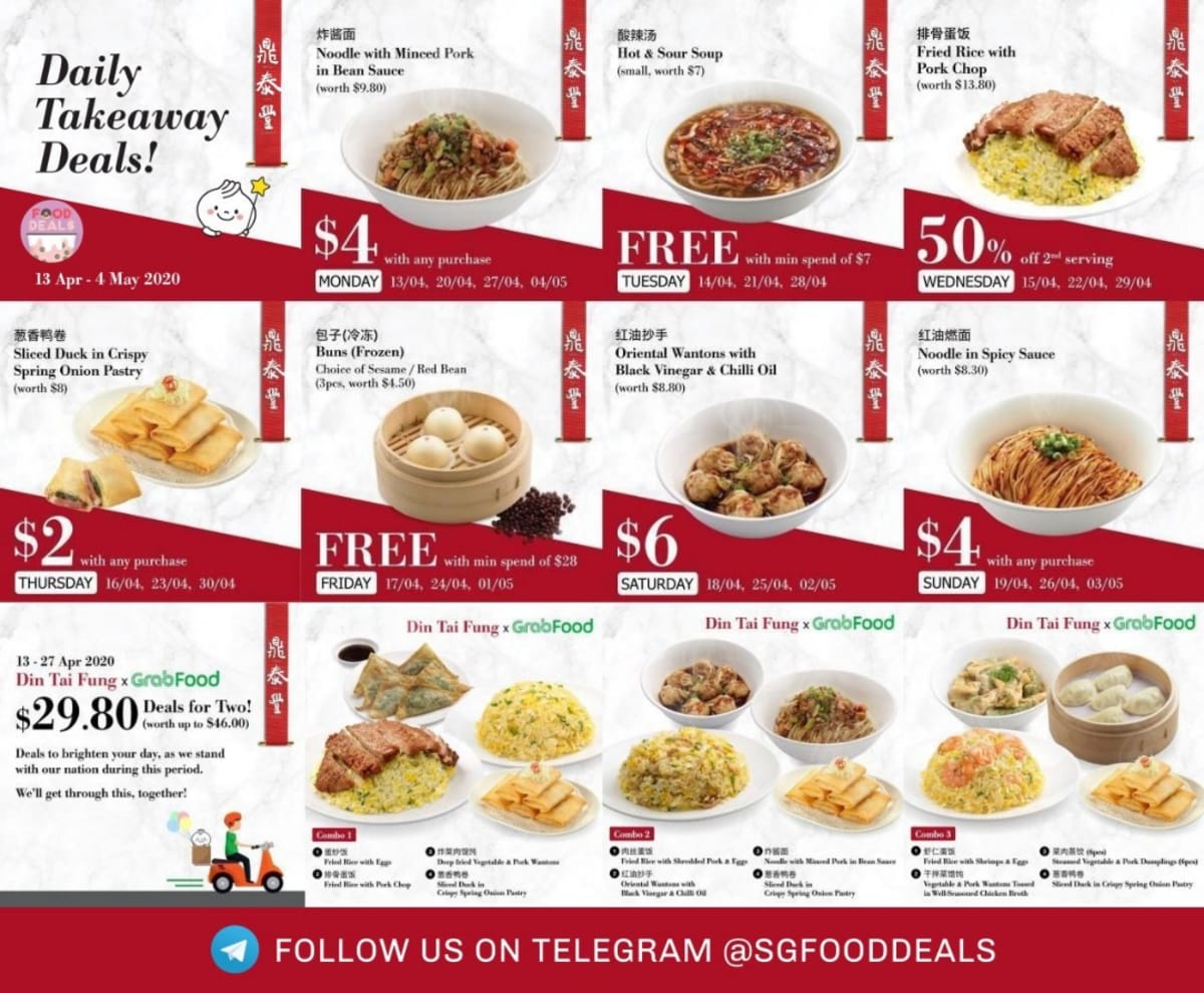 Food Deals of the day 14 APR