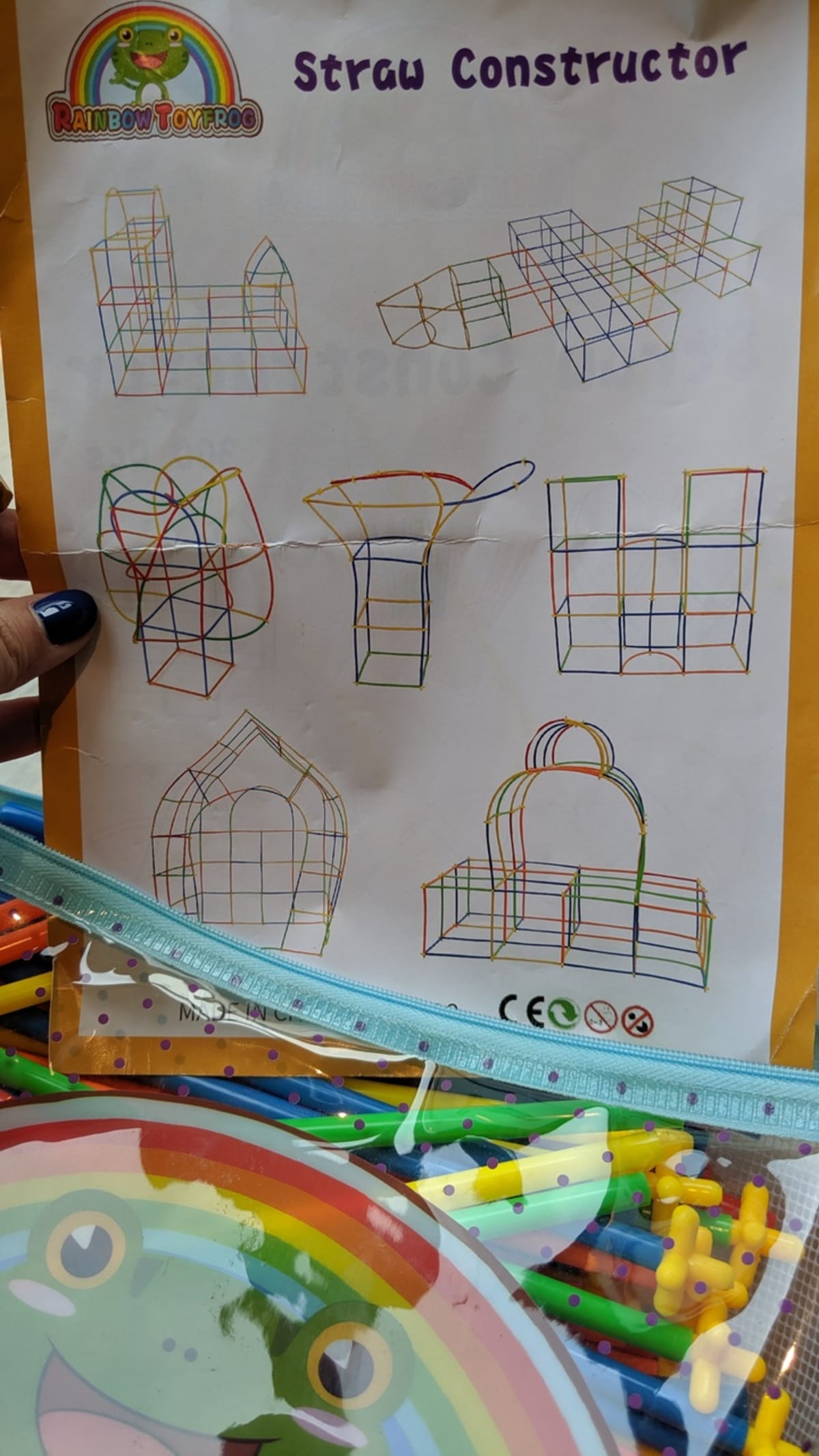 Straw Constructor STEM building toy