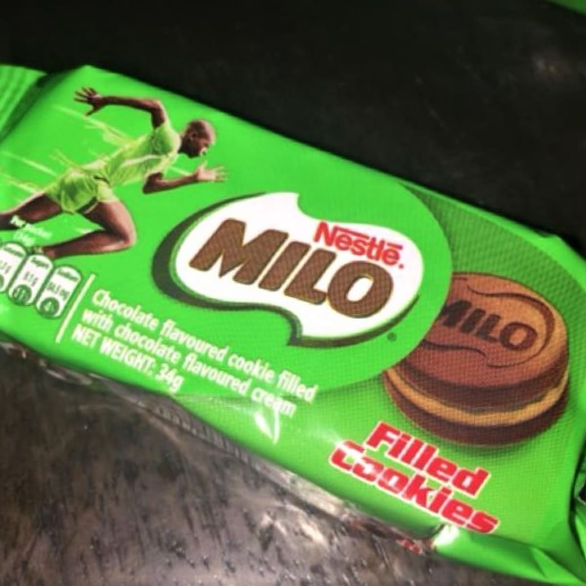 Milo sandwich cookies