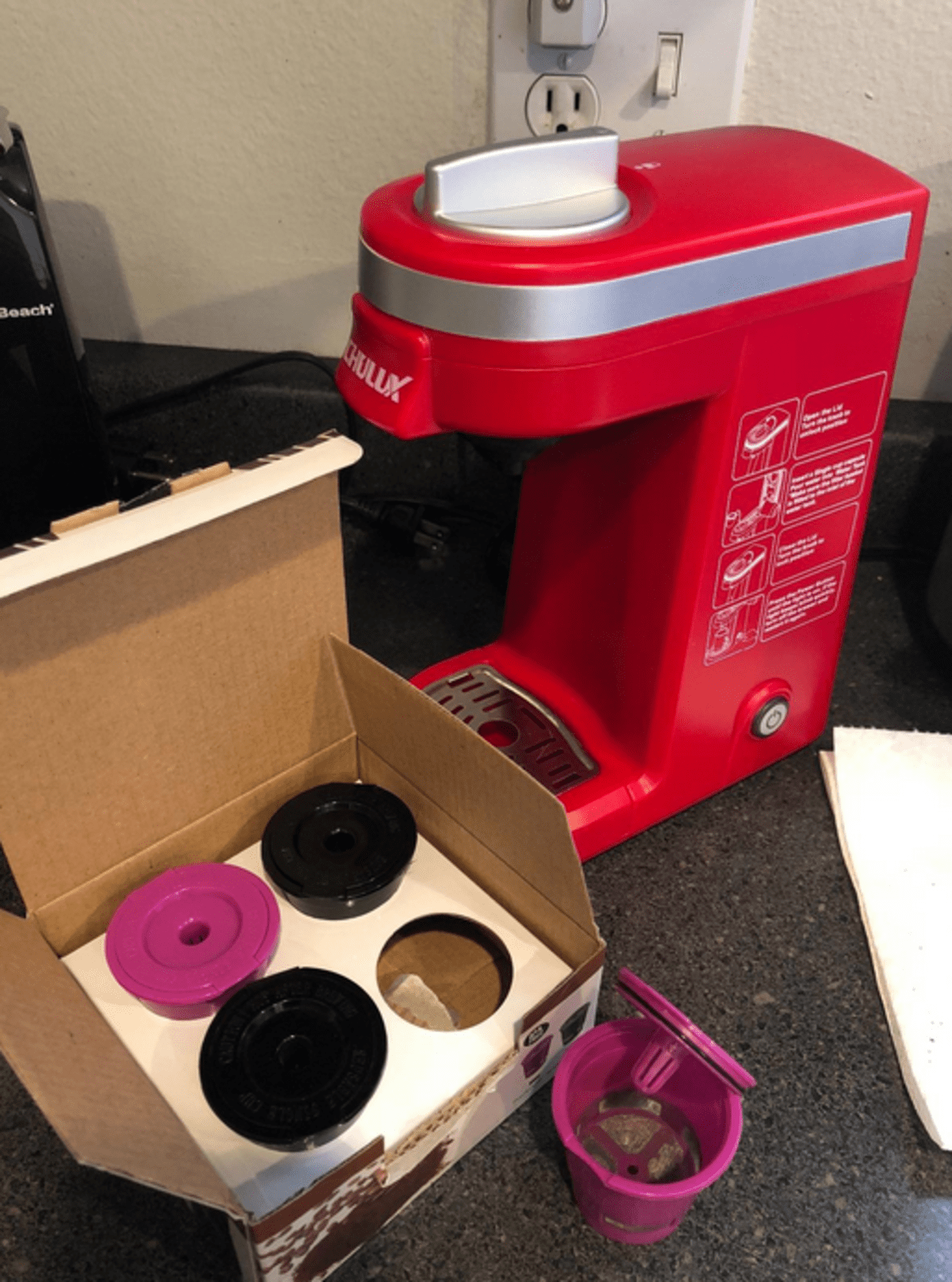 CHULUX Coffee Maker. I absolutely love this machine! Super easy to