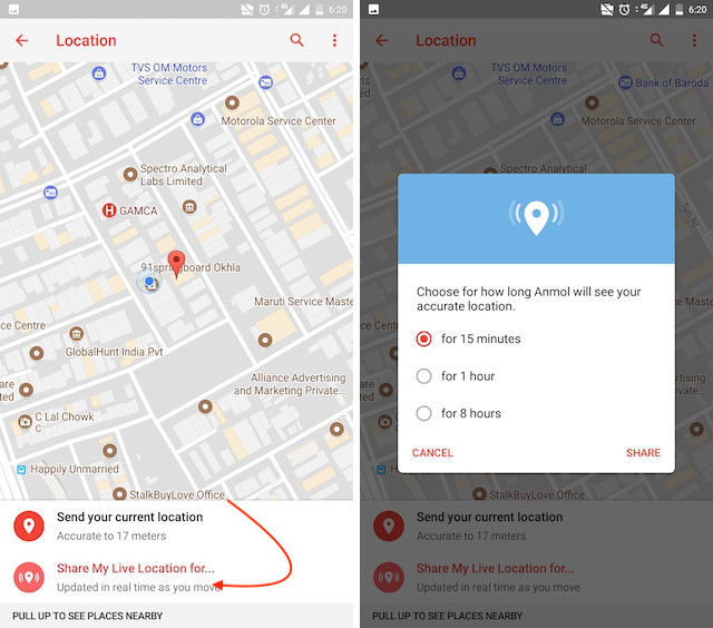 28 Trik Telegram Keren Yang Harus Anda Ketahui 34 12. Share Live Location 2b qdm2vw