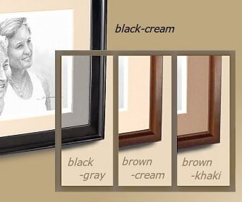 popular framing colors