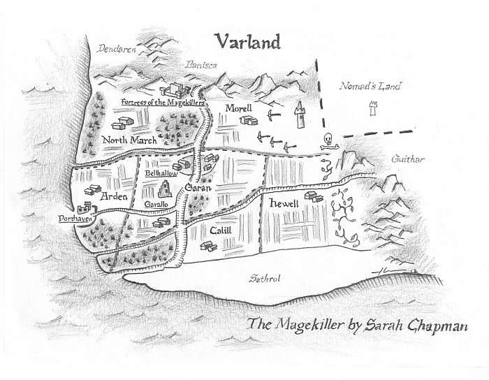 map pencil drawing by portrait artist Mike Theuer