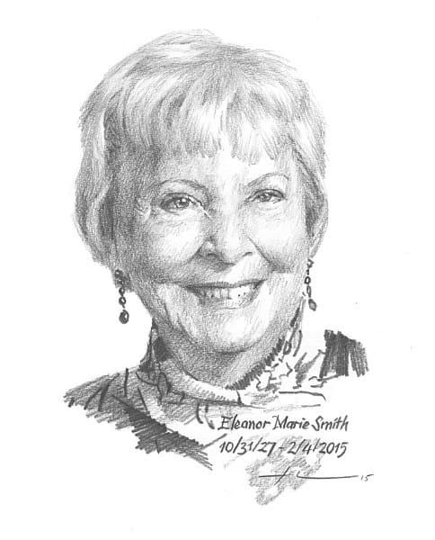 departed mother 2 pencil portrait mike theuer