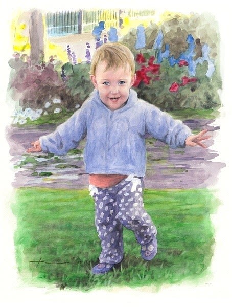 miracle_baby_girl_grown_up_watercolor_portrait_mike_theuer