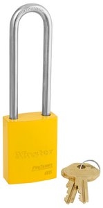 チャッカーズ　【イエロー】【フリスビー】 4 Hole Lockout Hasp Lock Insulated 6mm Beam Diameter Portable
