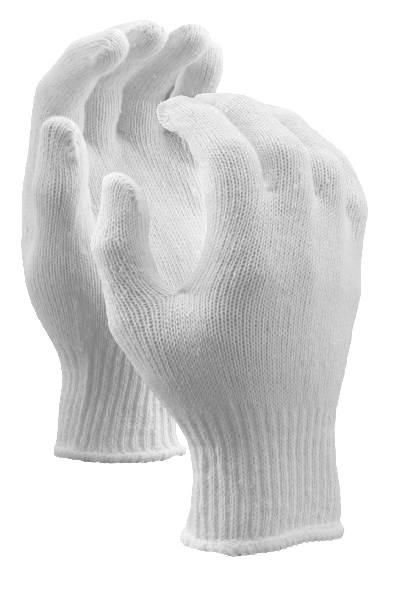 Stauffer Glove & Safety K26B L - String Knit Work Gloves, Standard Weight, 7 Gauge, Bleached White - Large