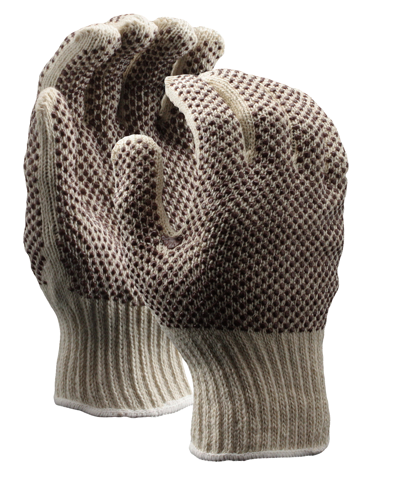 24 PAIRS STANDARD STRING KNIT 500G WITH PVC DOTS ON ONE SIDE WORK