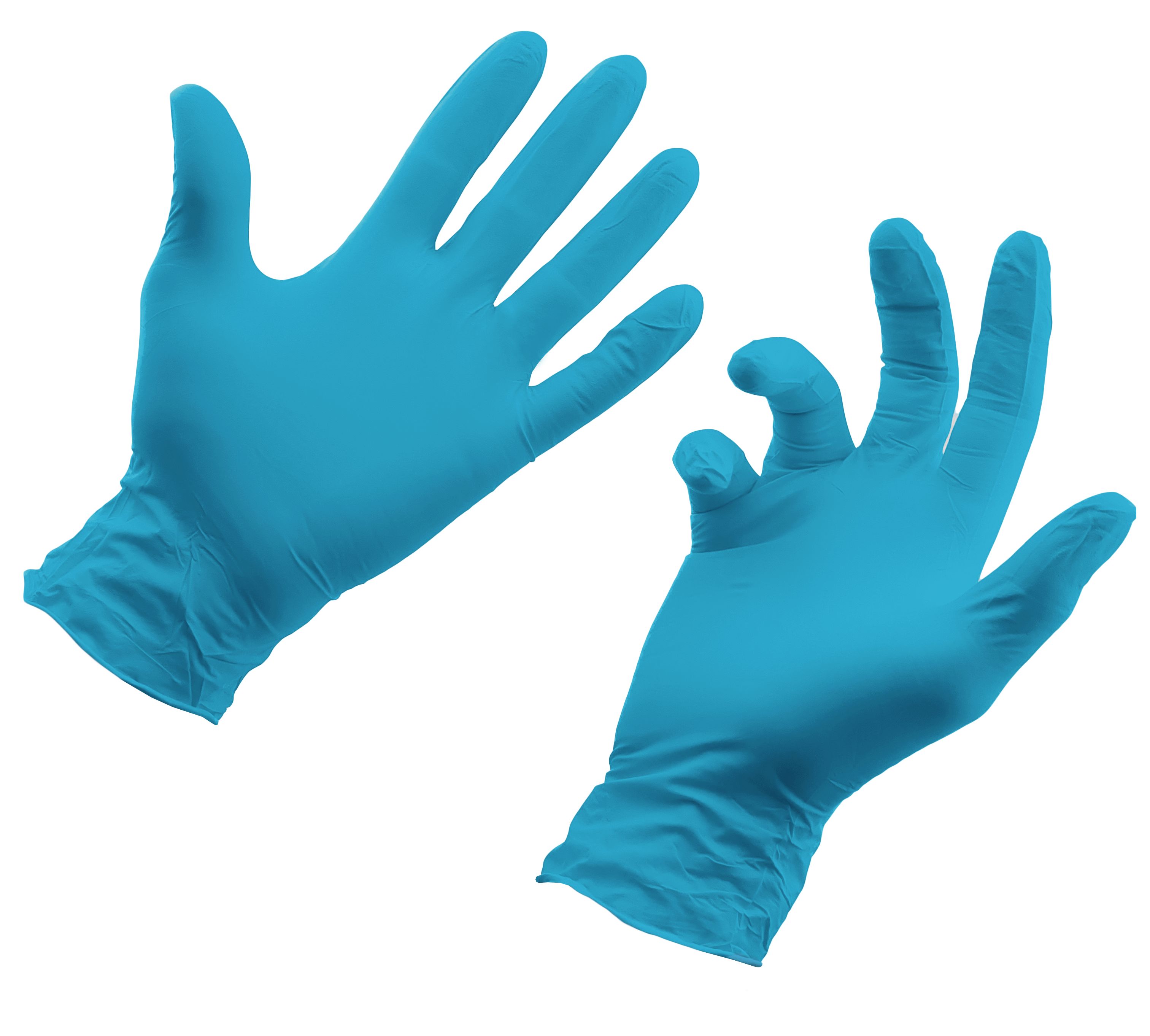Stauffer Glove & Safety 705PF/M L - Sense5 Blue Disposable Nitrile
