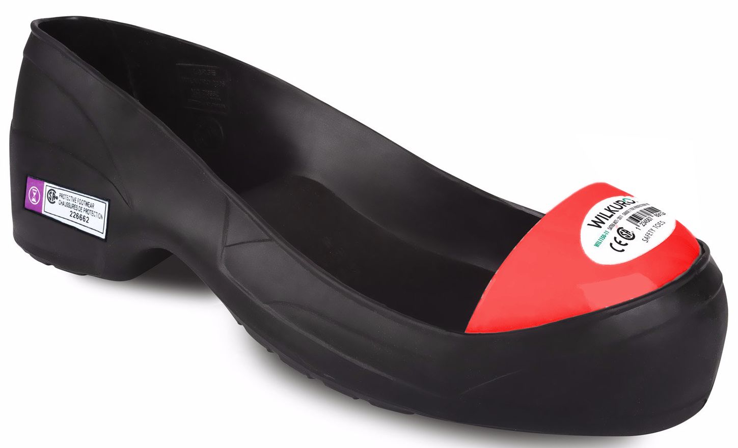 Steel toe overshoes sales slip on safety toes