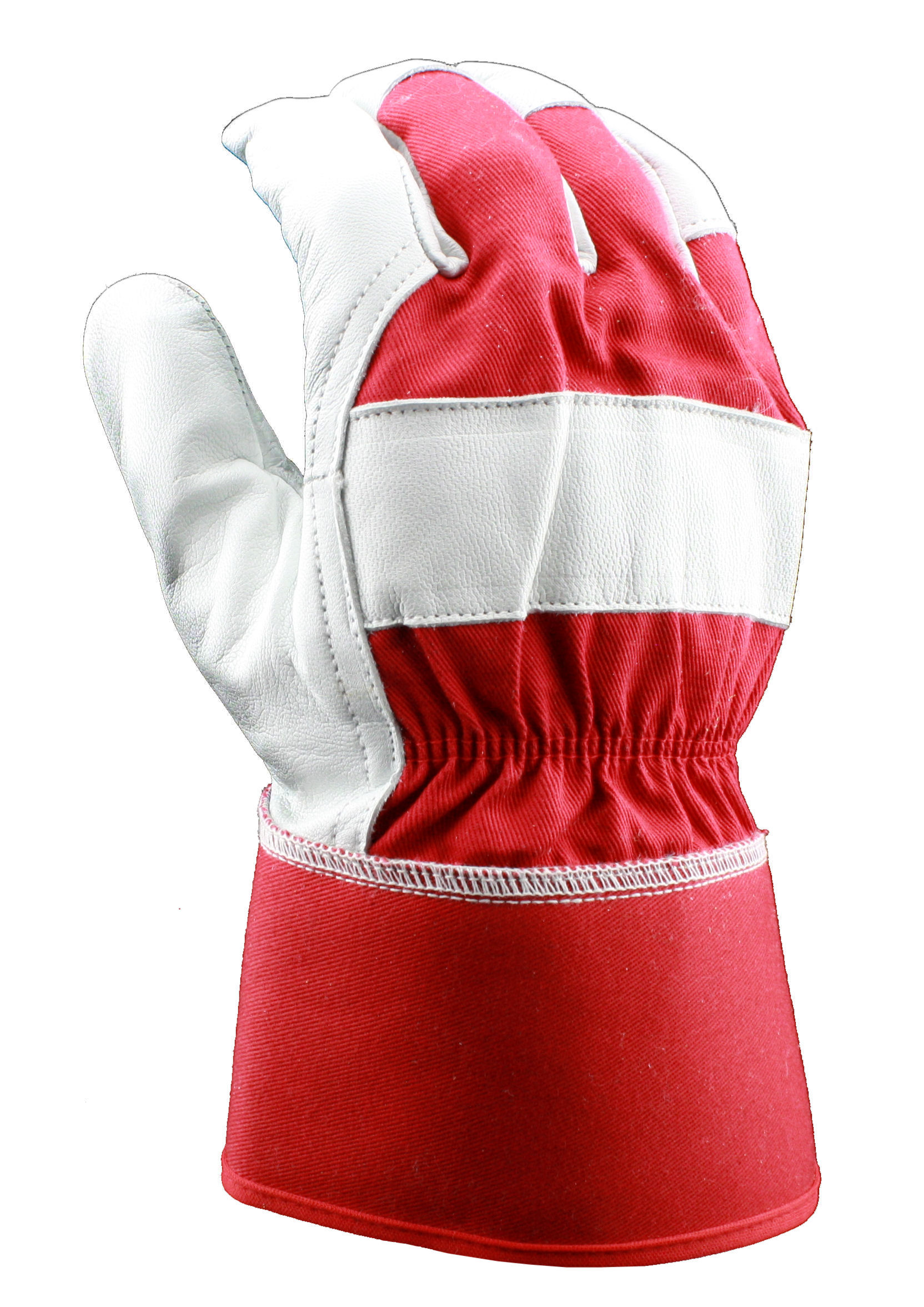 Stauffer Glove & Safety G532EKJGR L - Red Grain Goatskin Leather