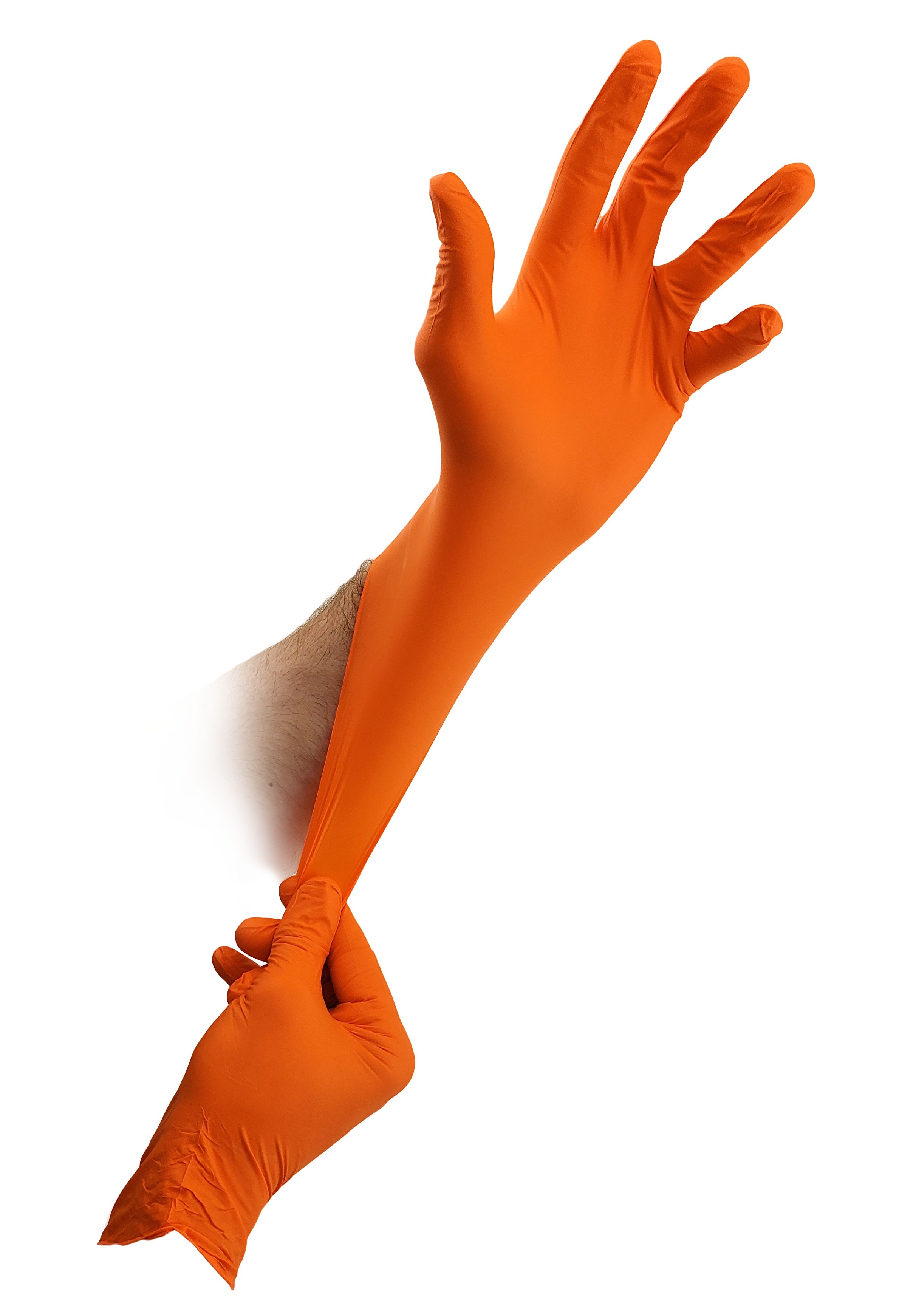 Stauffer Glove & Safety 7005PFO L - Sense5 Orange Disposable