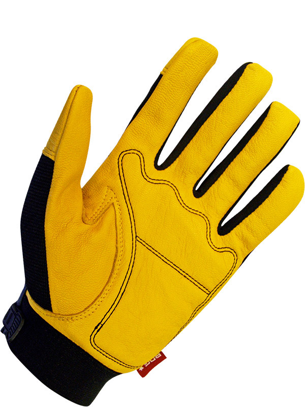 X-SITE 20-1-1214-X2L - Grain Goatskin Mechanics Glove with Padded