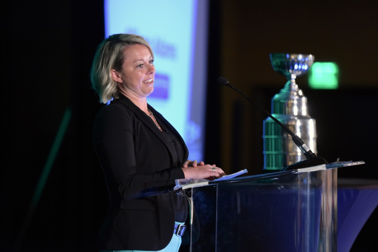 Allison At Podium