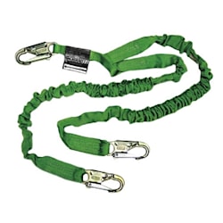 High Power Shock Absorbing Web Safety Lanyard, 6 ft, 400 lb
