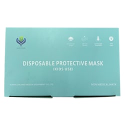 Disposable Face Mask With Earloops, Kids Size