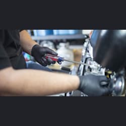 HD Black Nitrile Gloves, Diamond Texture