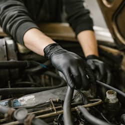 Gloveworks Black Exam Nitrile Gloves
