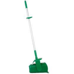 Green Dust Pan with Broom