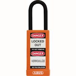 Orange Padlock