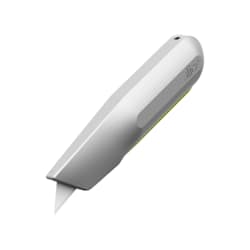 Auto-Retractable Metal-Handle Squeeze Knife