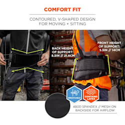 ProFlex 1675 Back Support Brace with Cooling/Warming Pack