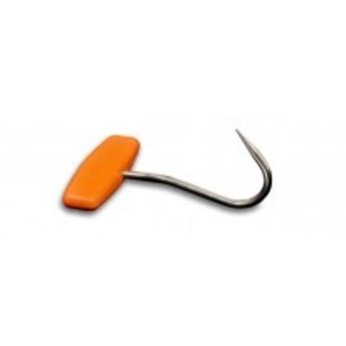 4in. Hook, Flat Handle, 1/4" diam. Orange