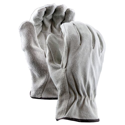 Insulated Split Leather Drivers Gloves with Straight Thumb