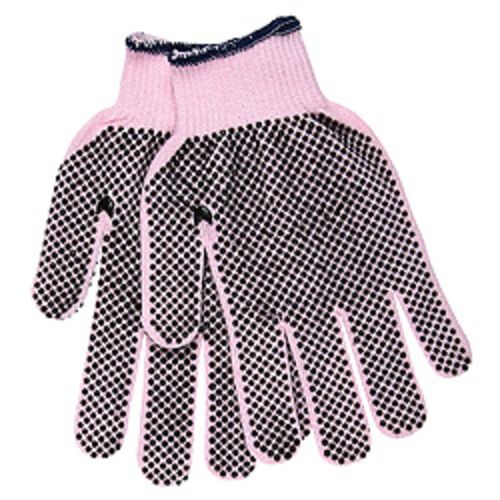 Pink Dotted Cotton/Polyester Glove