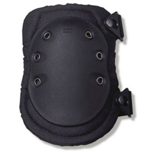 335  Black Cap Slip Resistant Rubber Cap Knee Pad - Buckle