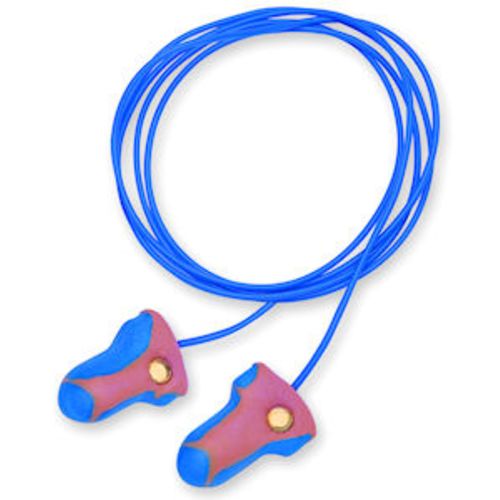 Howard Leight® Laser Trak® Detectable Ear Plug, Universal, 33 dB, T-Shape, Corded