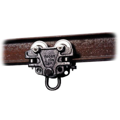 Adjustable Lightweight Beam Trolley, 400 lb, Steel